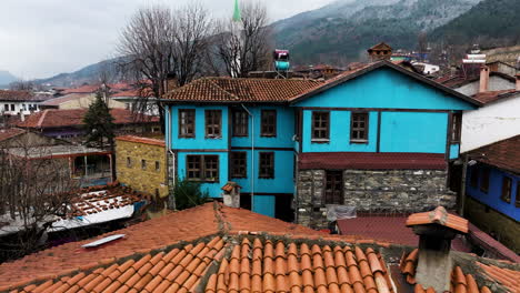 aged structures on the historical cumalikizik village near bursa, turkiye