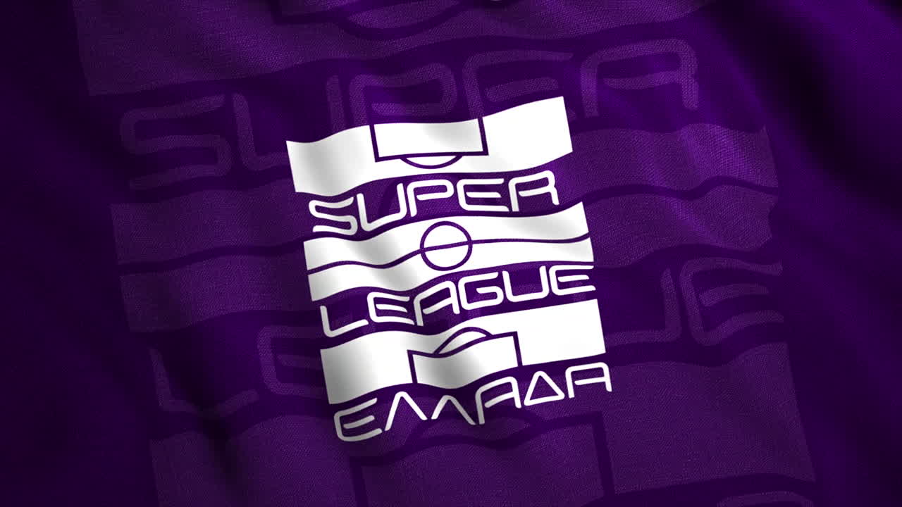 Super League Logo Design on Purple Fabric