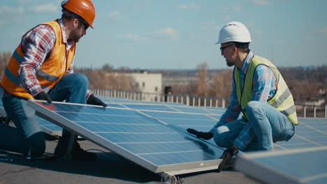 solar panel installation by professionals