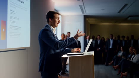 presentación de negocios