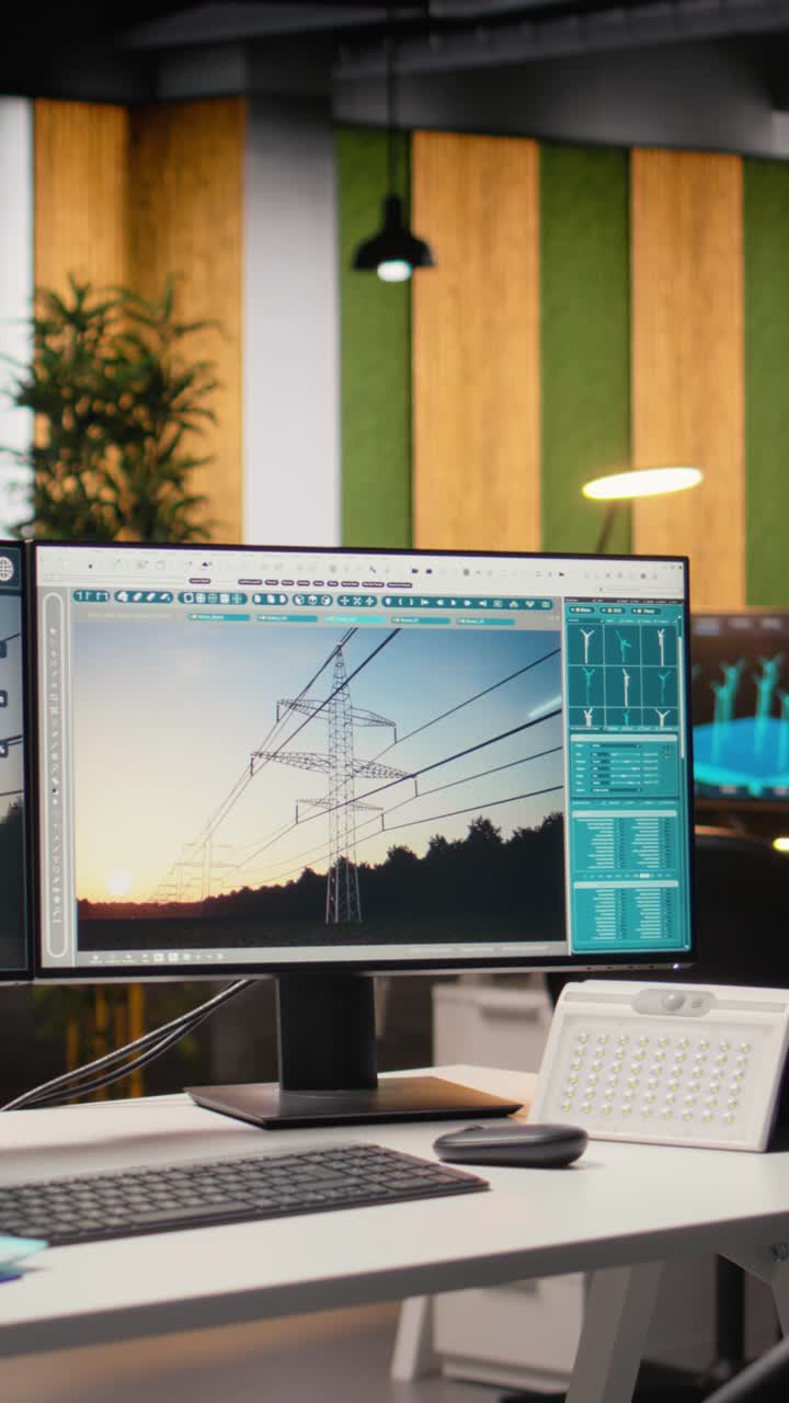 Digital modeling tool on computer used for smart electric grid development