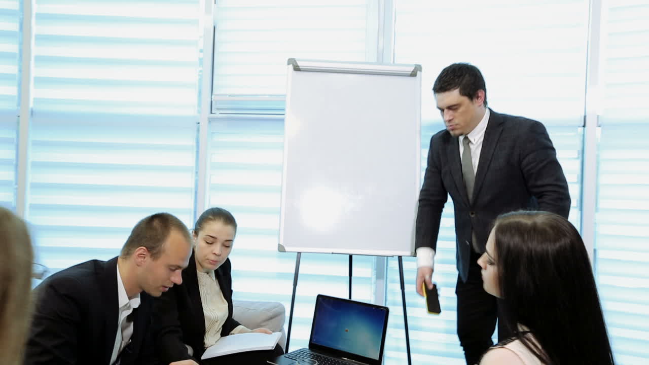 Business People Meeting. Corporate business team and manager in a meeting