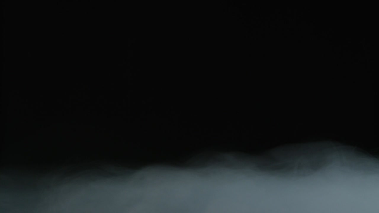 현실적인 건조 얼음 연기 구름 안개 오버레이