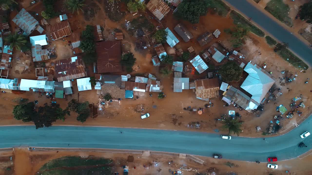 탄자니아 모로고로 마을 조감도