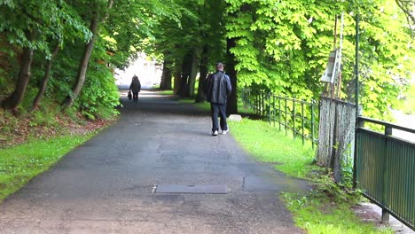 walking park alley