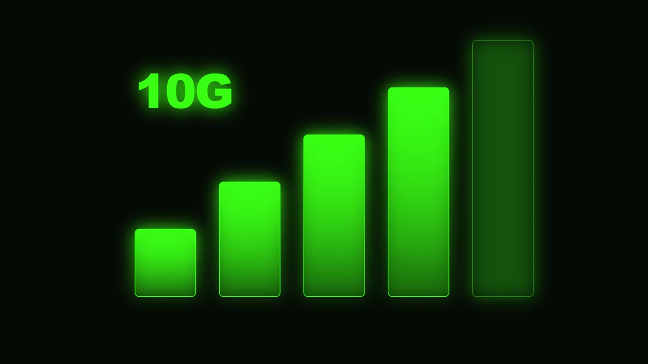 Digital 10G Network Signal Strength Indicator Loading