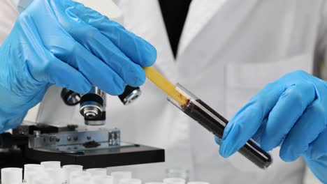soil analysis in the lab