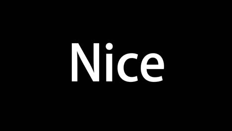 nice text animation message motion graphics