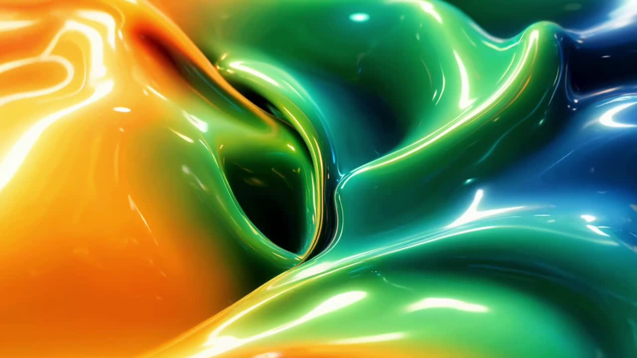 3D Abstract Seamless Animation Background