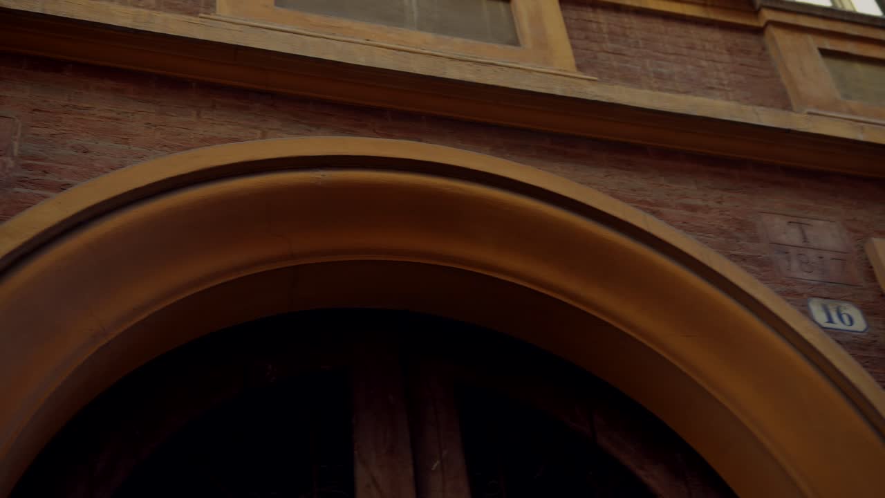 Old European Building with Architectural Details