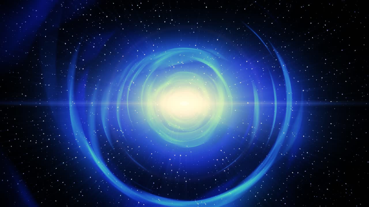 홀 공상과학 소설: 태양 바람, 홀 별을 통한 공상과학 비행, 4k