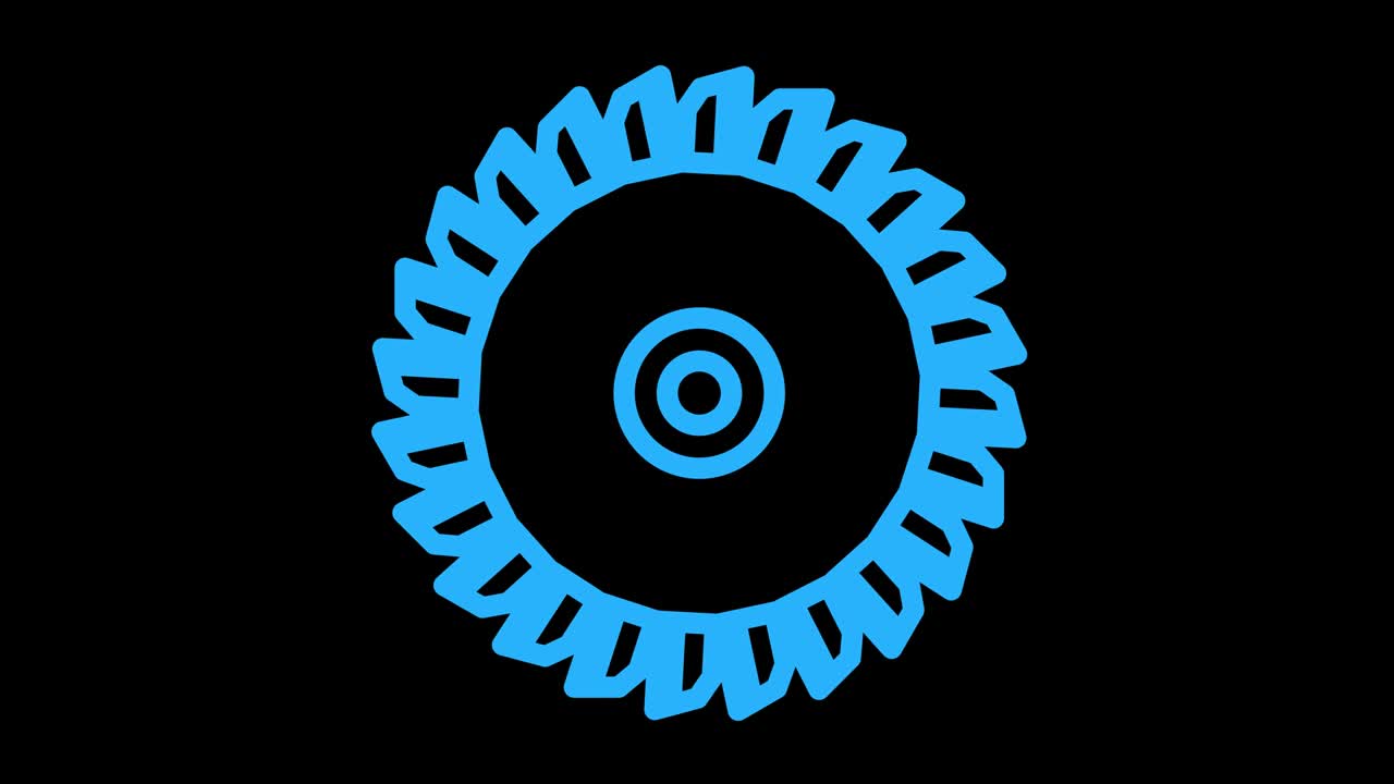 4k 비디오 모델 스트로보스코픽 및 최면 효과, 16:9 비디오 형식
