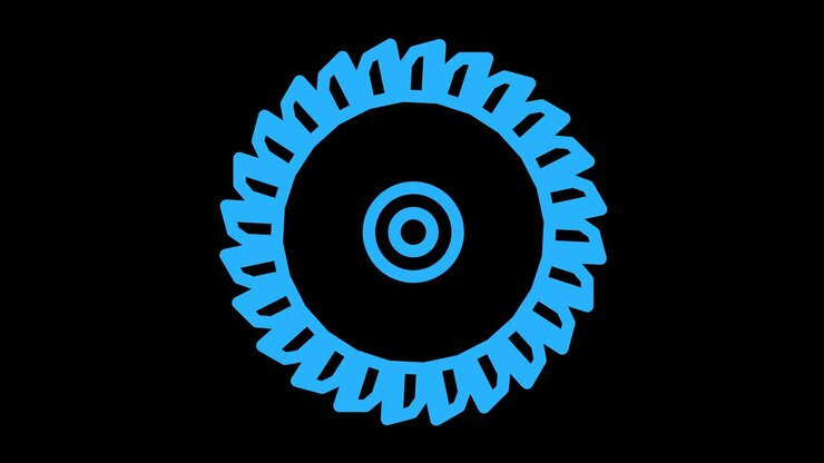 4K video model stroboscopic and hypnotic effect, in 16: 9 video format.