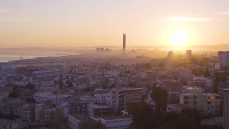 Foto-Panorámica-De-La-Gran-Mezquita-De-Argel-Argelia-Al-Amanecer