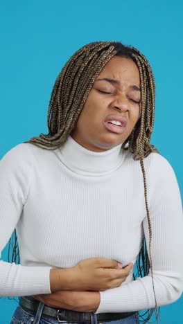 woman experiencing pain and discomfort
