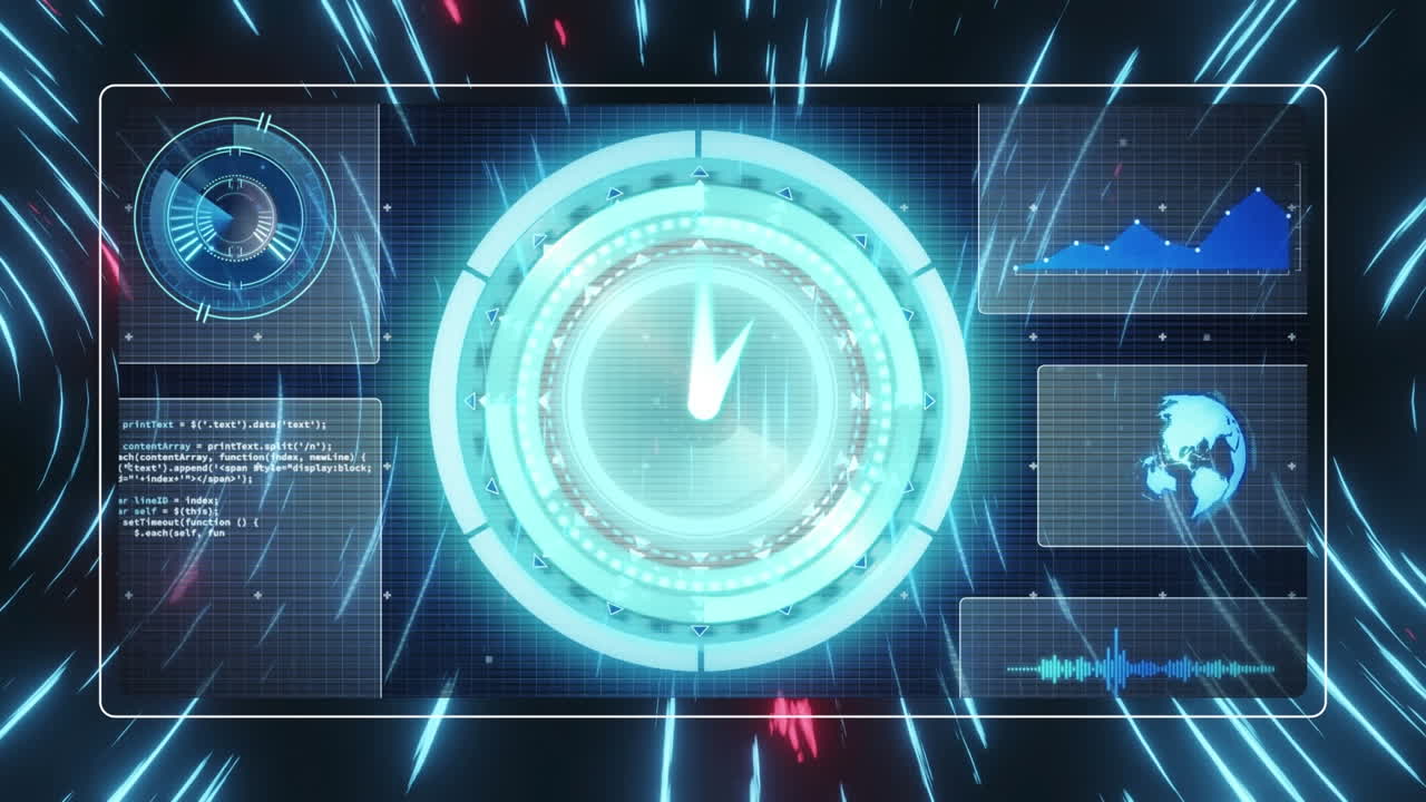 라이트 트레일을 통해 금융 데이터 처리의 애니메이션