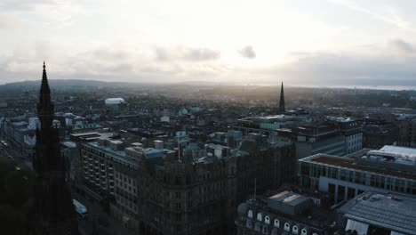 蘇格蘭愛丁堡 (edinburgh) 的空中景色