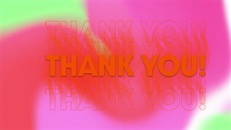 text animation over abstract colorful background