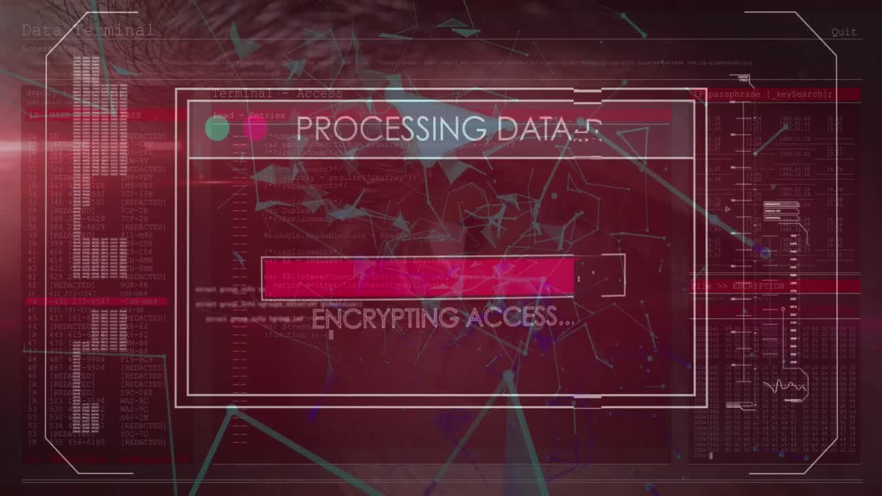 Animation of data processing over network of connections
