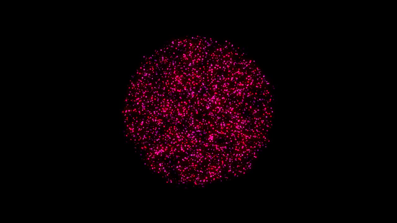 цветные частицы сфера. абстрактный цифровой фон