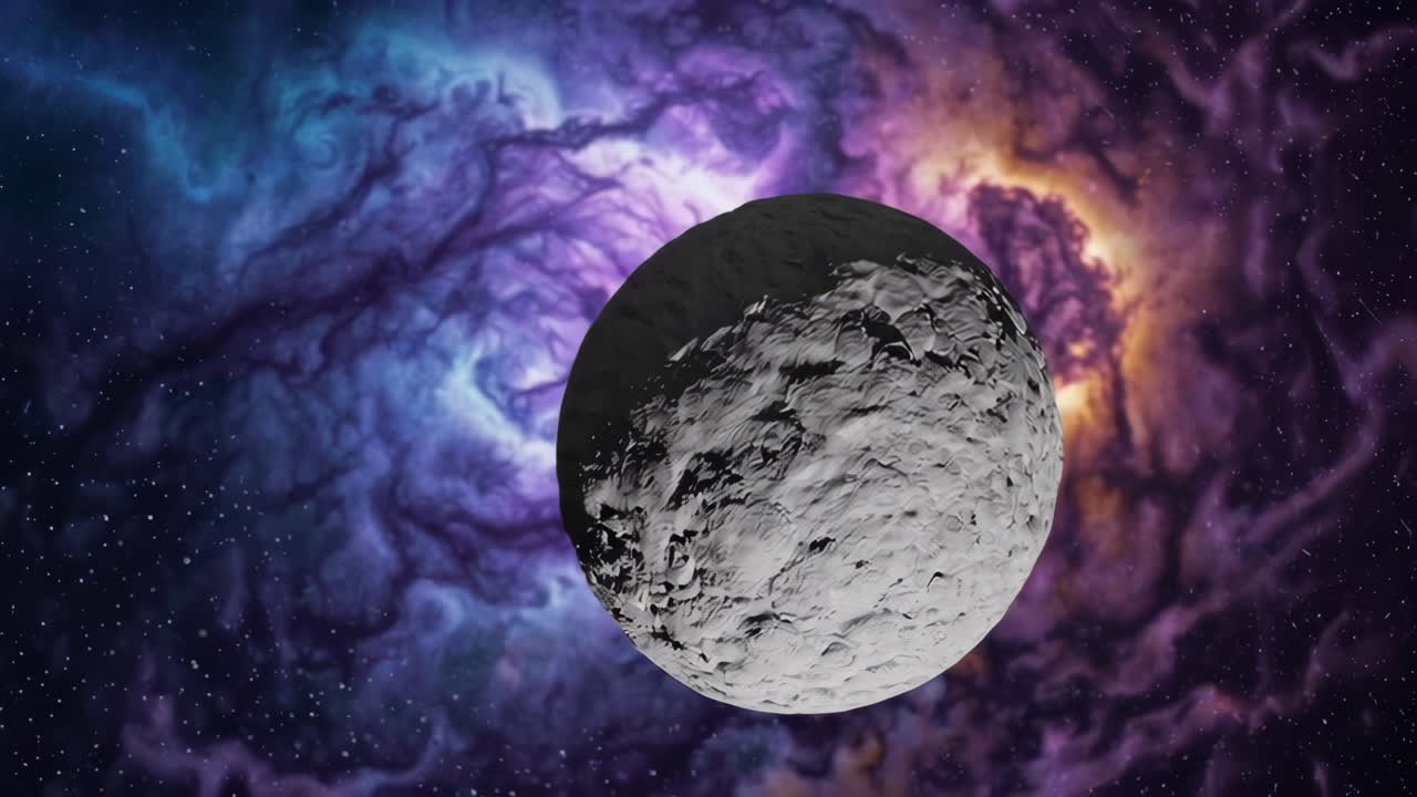 Asteroid in a Nebula