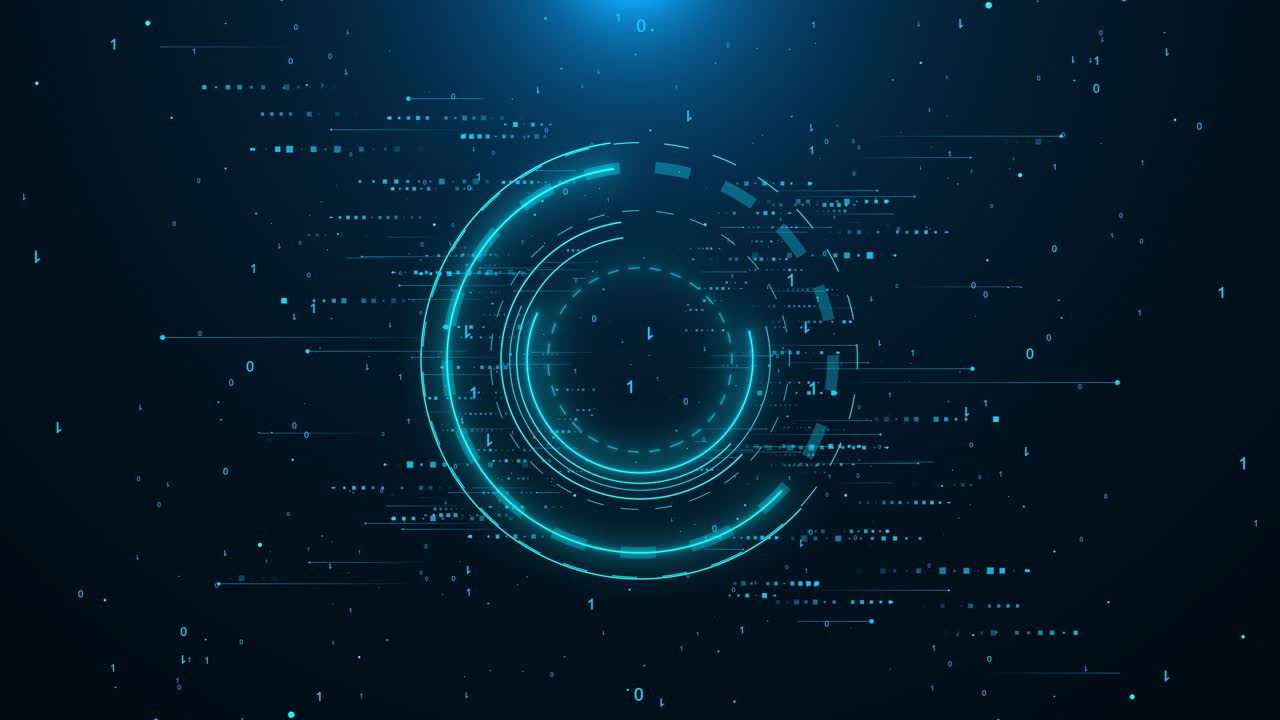 Technology hud background ai artificial intelligence data mining circuit board electronic deep