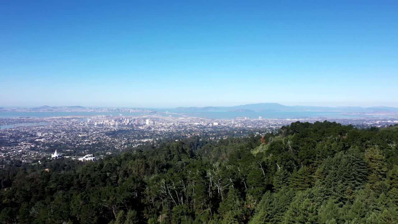 Aerial View of San Francisco from the Hills