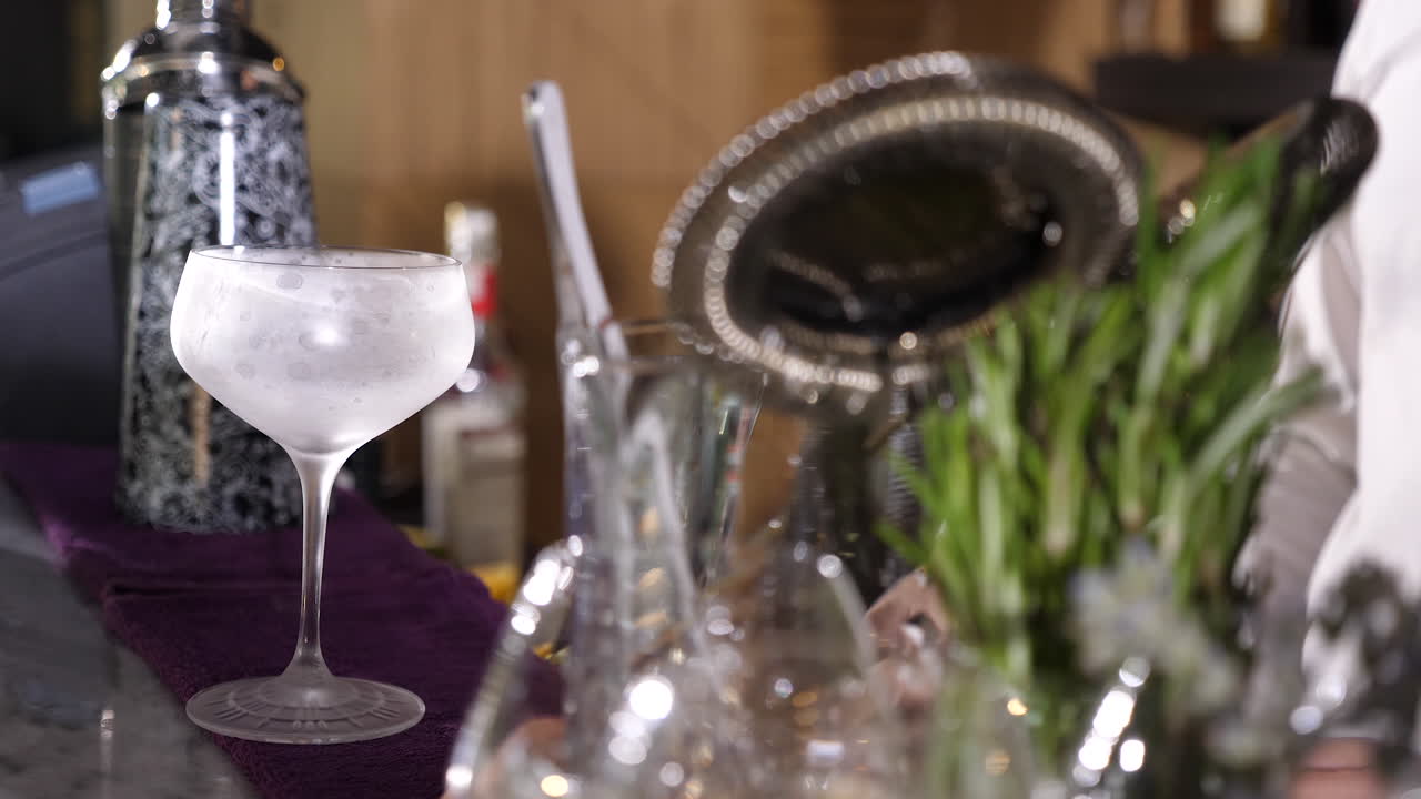 preparación de cócteles