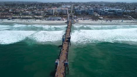 oceanside pier at high tide-1