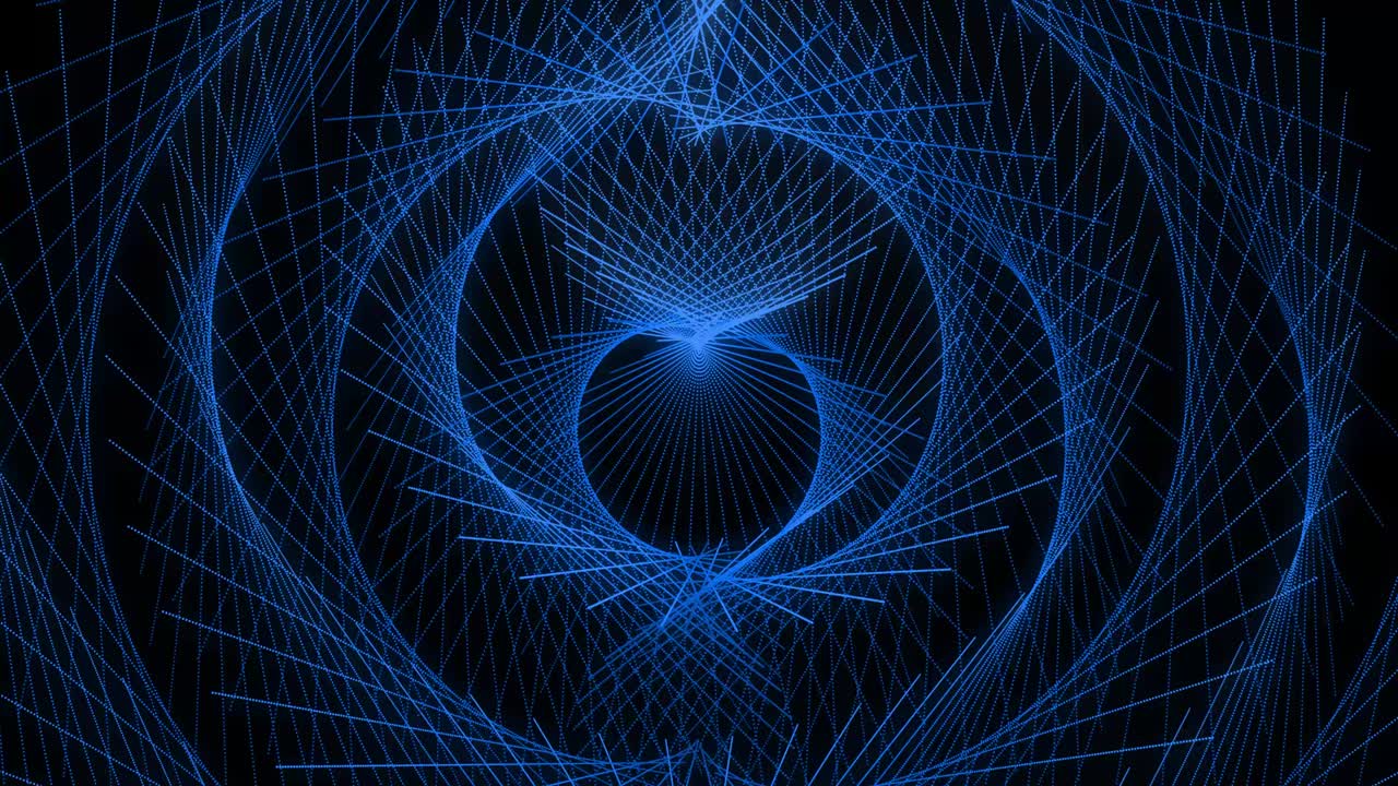 Blue color Dot Shape Pattern animation motion graphics