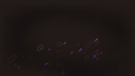 animación de senderos de luz púrpura en movimiento sobre un fondo negro