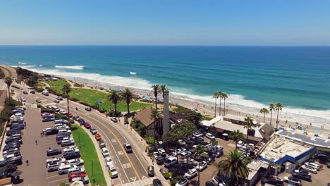 Edificio-Del-Centro-Comunitario-Powerhouse-En-Del-Mar,-San-Diego,-California