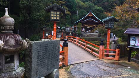 ogashira shinto shrine in autumn. hatsukaichi, japan