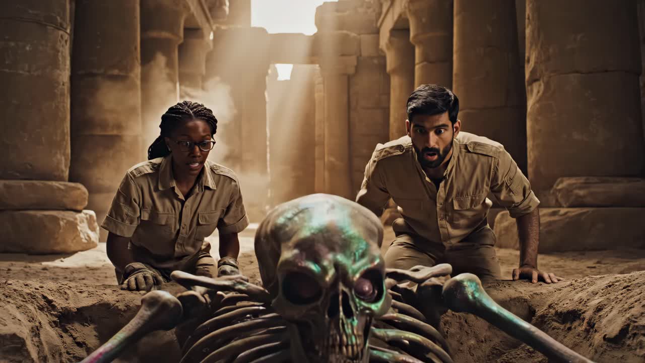 Archaeologists Discover Ancient Skeleton in Tomb