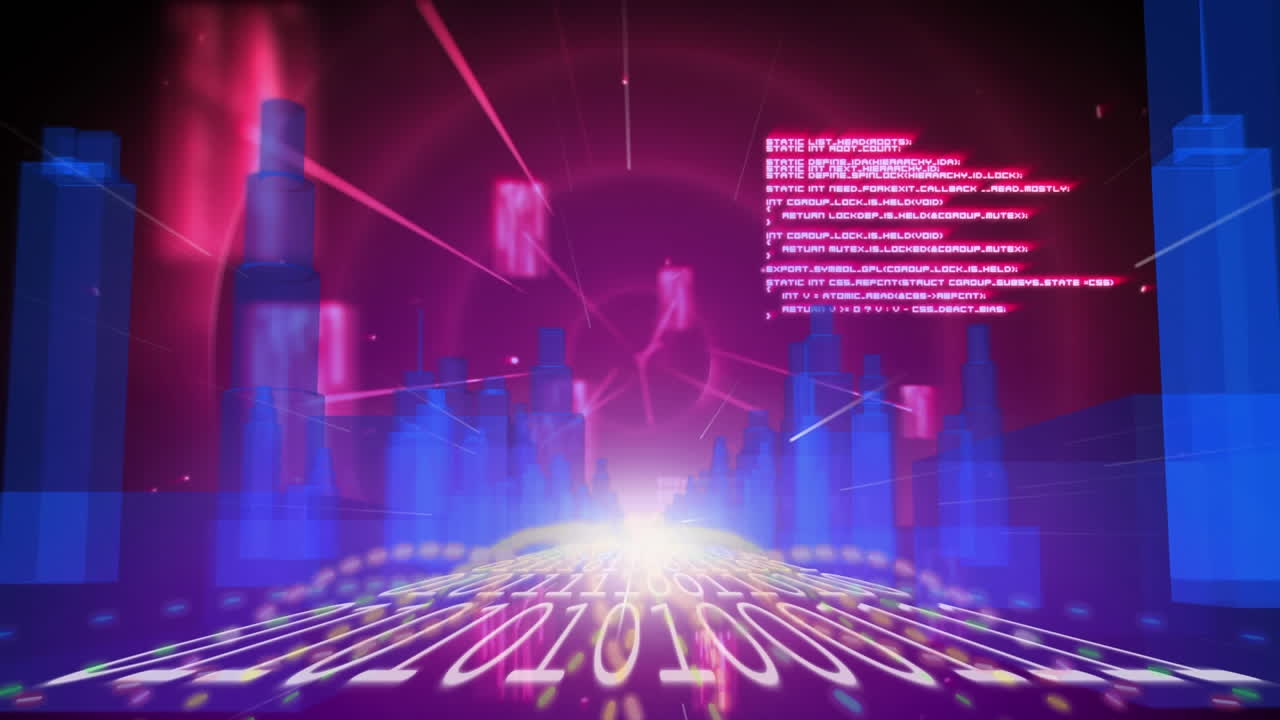 어두운 배경 에 있는 도시 풍경