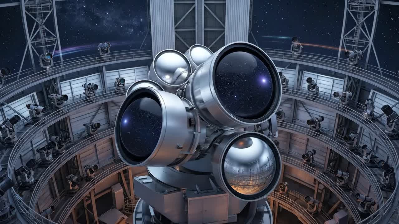 Futuristic Telescope Lenses Reveal Stars and Galaxies