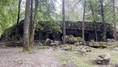 remains of building in wolf's lair poland