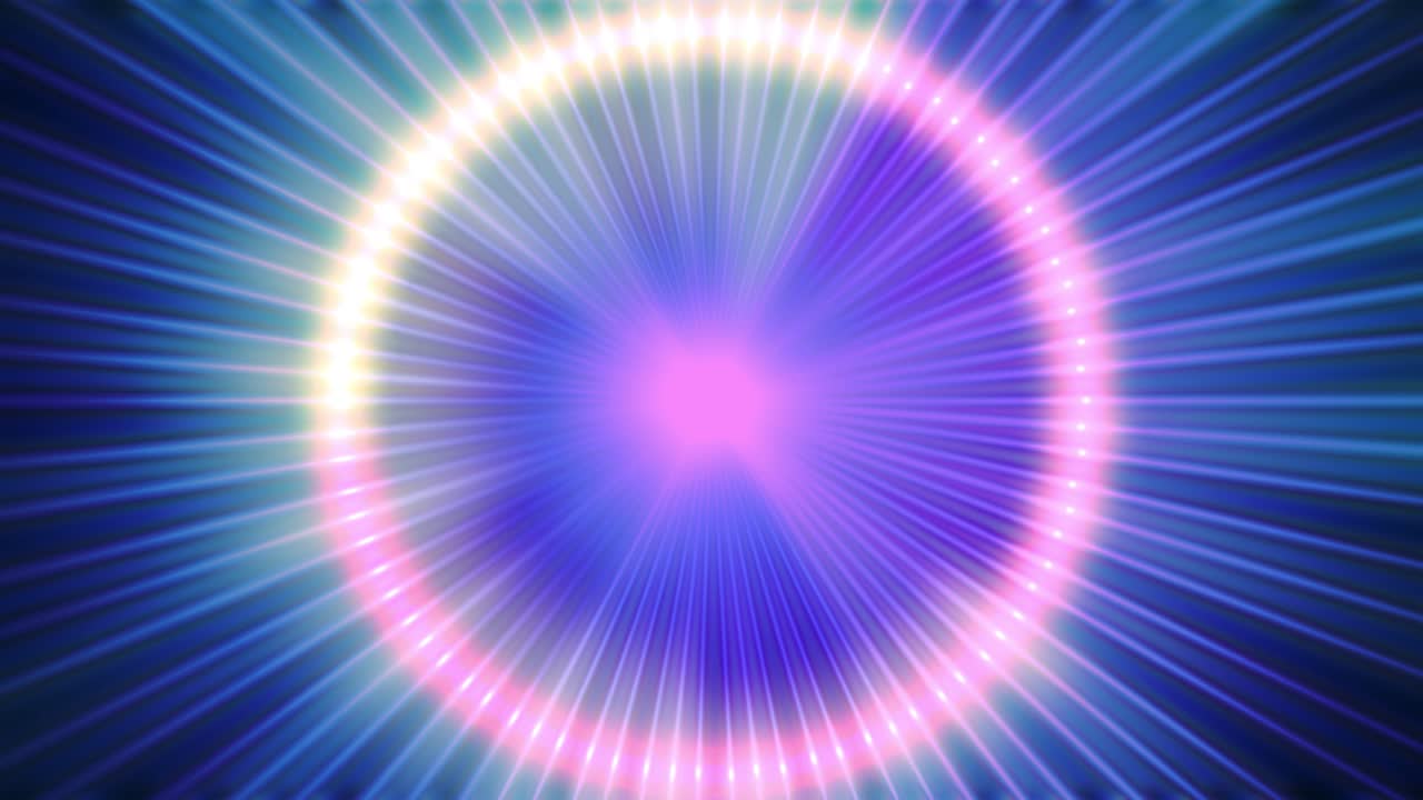 luz de rayos estelares de pulso 4k