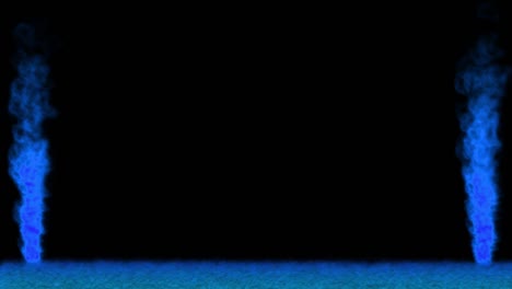 gráficos de movimiento de partículas de color de barra de línea recta de llama