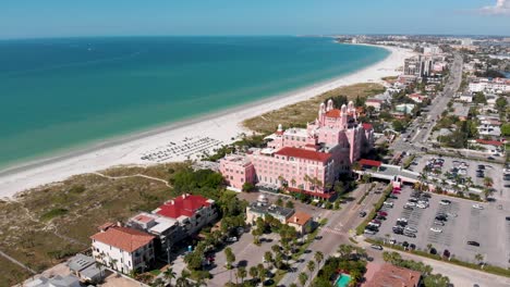 video de dron 4k del hotel don cesar en el golfo de méxico en st