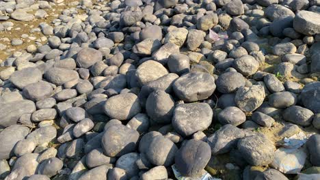 this footage shows the devastating impact of river pollution caused by plastic and polythene waste