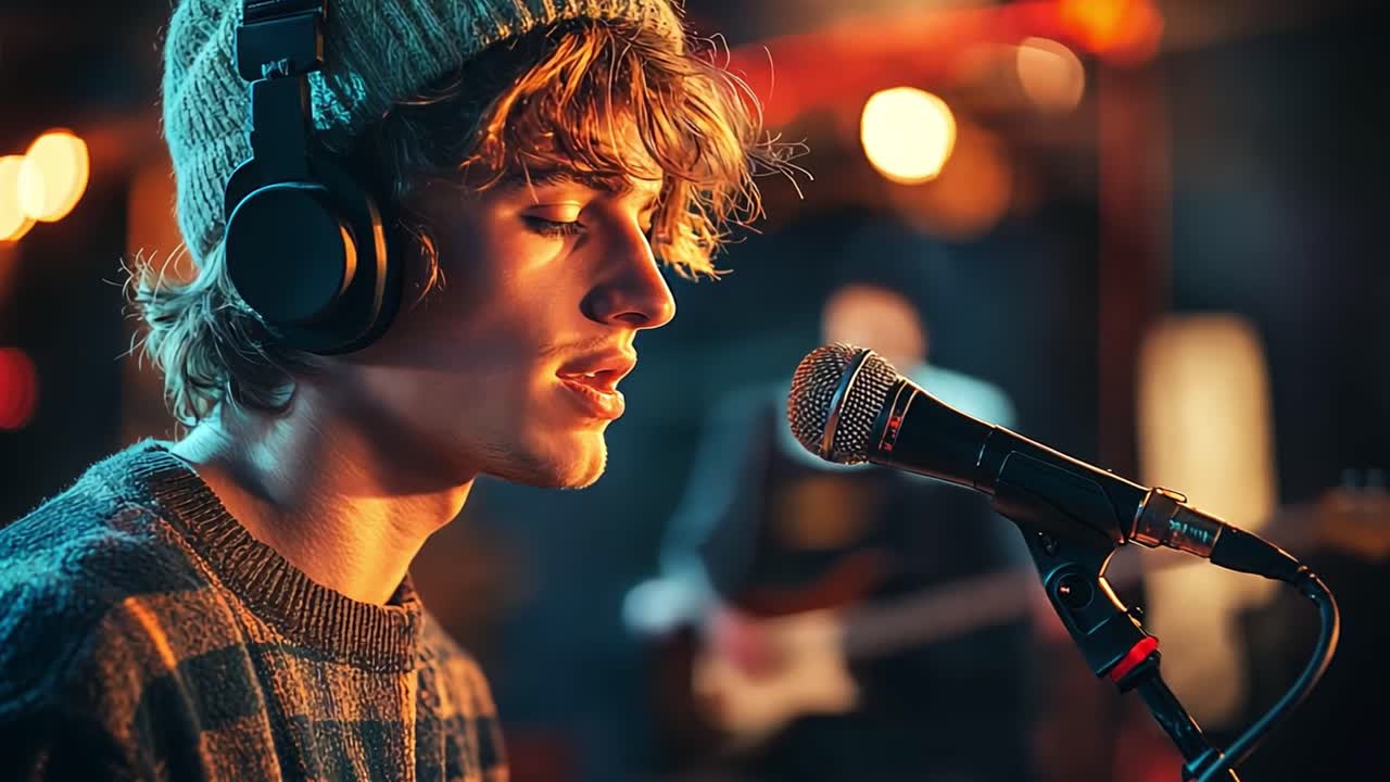 무대에서 공연하는 음악가