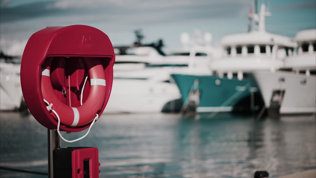 Multiple boats docked in the Port Vauban in Antibes, France