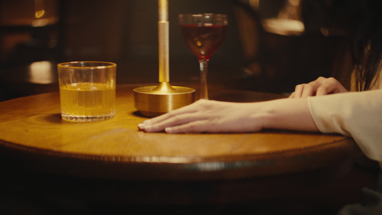 Stylish Drinks at a Nightclub