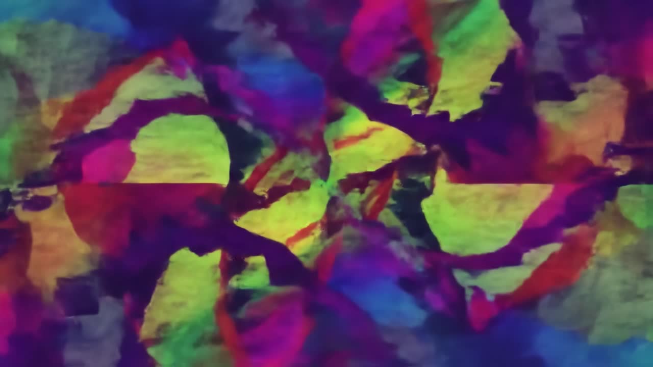 Pintura abstractamente colorida