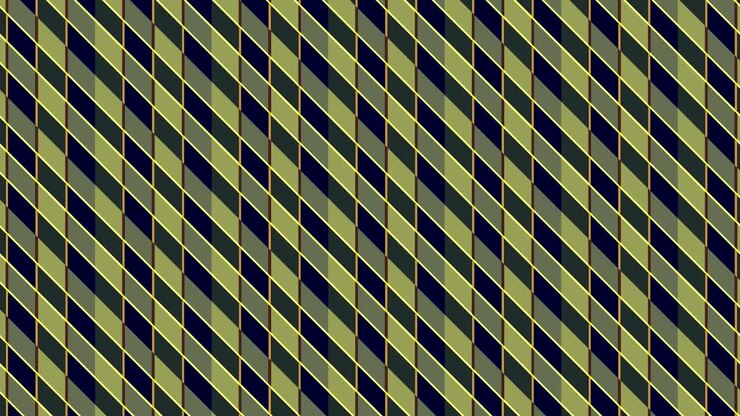 Animation consisting of intersected colored stripes.