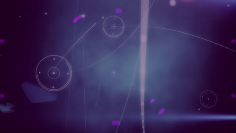 animación del escaneo del alcance, la red de conexiones y el procesamiento de datos