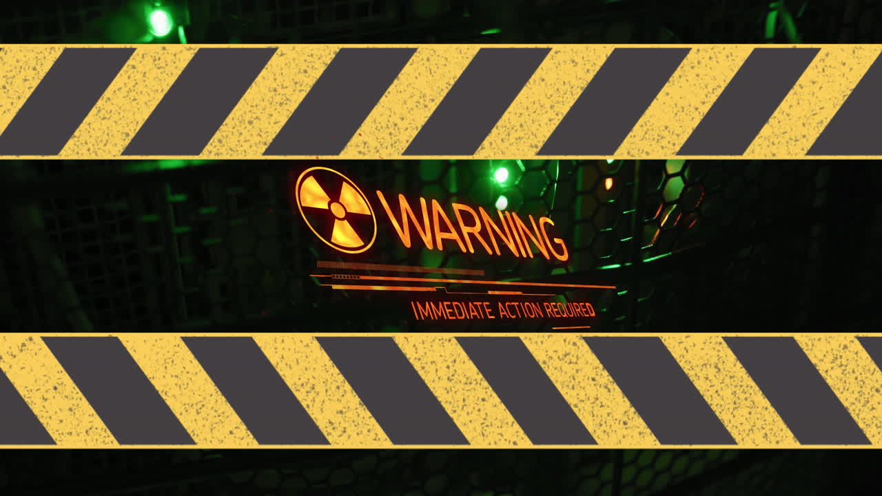 서버  ⁇ 에서 경고 텍스트와 기호의 애니메이션