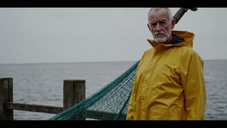 fisherman by the sea
