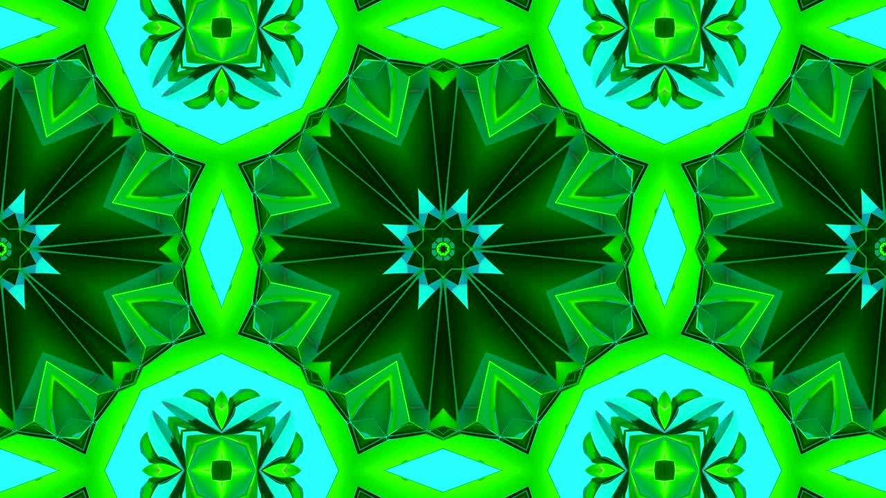 귀중한 크리스탈로 구성 된 3d 루프 다채로운 칼레도스코프 배경, 빛에 iridescent, 트렌디한 배경으로 당신의 프로젝트에 완벽하게 적합합니다.